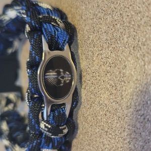 Police support paracord bracelet